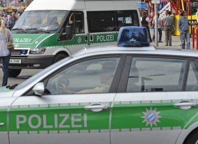 File photo of German police