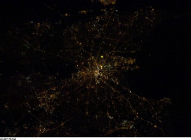Dublin at night