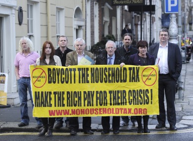 TDs earlier this week calling for a boycott of the household charge