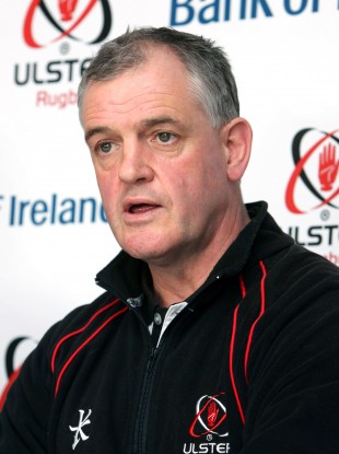 McLaughlin at Ulster's press conference today.