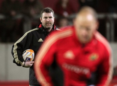 Anthony Foley: new role.