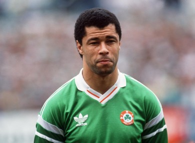 McGrath lining out for Ireland.