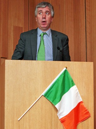 John Delaney was speaking at the launch of drinkaware.ie's guide to Euro 2012 survival.
