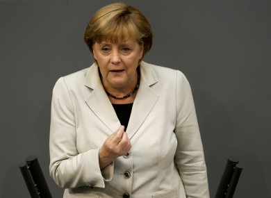 German Chancellor Angela Merkel has urged gay footballers not to be afraid.
