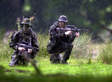 Reserve Defence Forces in training (File photo)