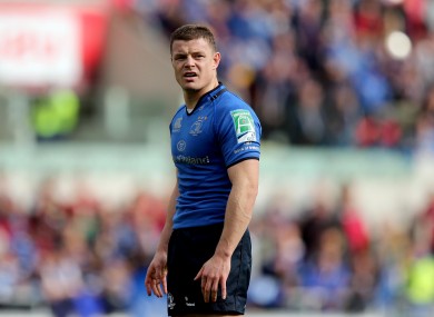 O'Driscoll is in his 14th season with Leinster.