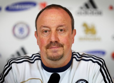 Rafa Benitez: unhappy tenure in Milan.