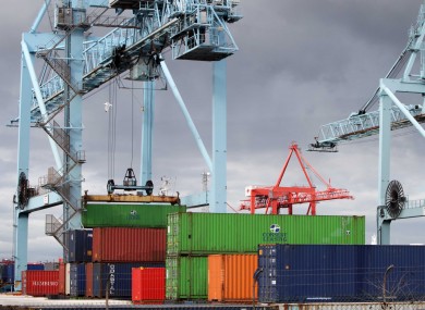 File figure of Dublin Port.