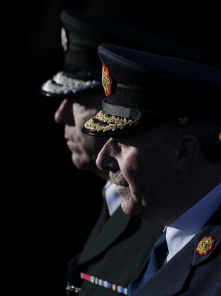 PSNI Chief Constable Matt Baggot and Garda Commissioner Martin Callinan