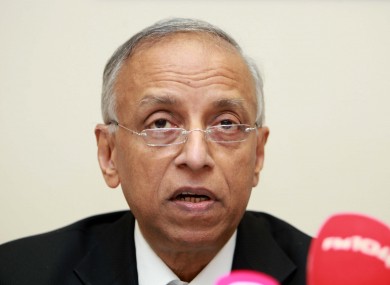 Professor Sabaratnam Arulkumaran of the University of London, who headed up the HSE review of the death of Savita Halappanavar.