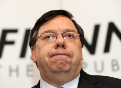 Former taoiseach Brian Cowen
