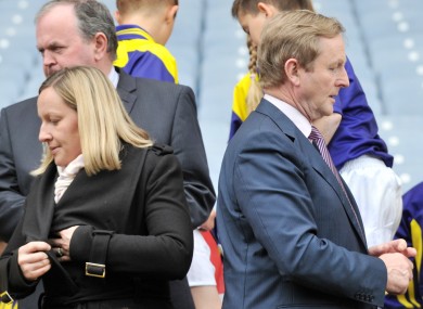 Lucinda Creighton and Enda Kenny at an event last May