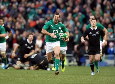 Jonny Sexton has recovered from a hamstring injury to start at out-half for Ireland.
