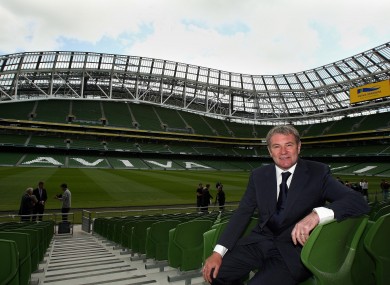 Job done: Houghton and Ruud Dokter were tasked with recommending a name to the FAI Board.