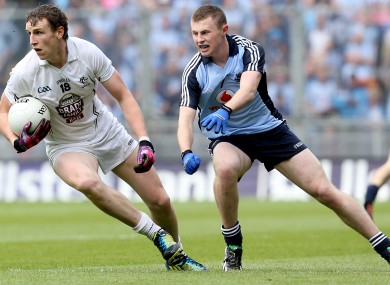 Sean Hurley in action against Dublin in June.