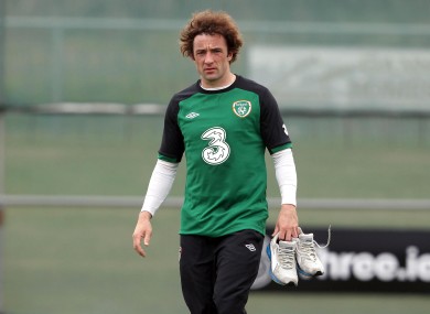 Hunt during Ireland training (file photo).