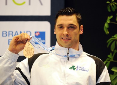 Ireland's Barry Murphy celebrates his win.