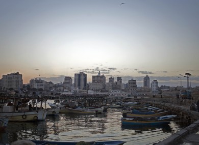 Seaport of Gaza City.
