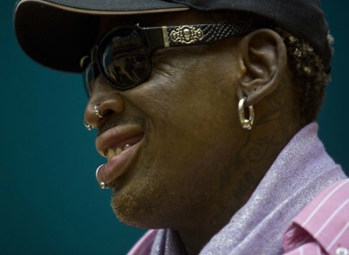 Rodman has caused controversy in the past.