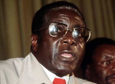 File photo of Robert Mugabe