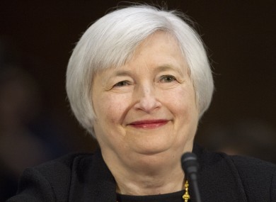 Janet Yellen, the first woman to head the Federal Reserve in its 100-year history.