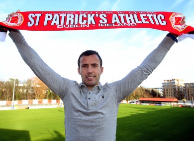 Fahey back at Richmond Park yesterday.