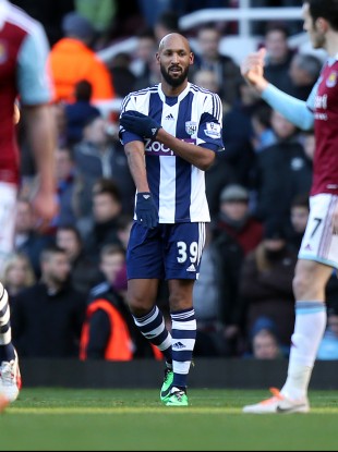 Anelka during the incident in question.