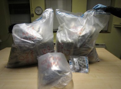 Cannabis seized yesterday.