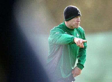 Joe Schmidt and Ireland captain Paul O'Connell.