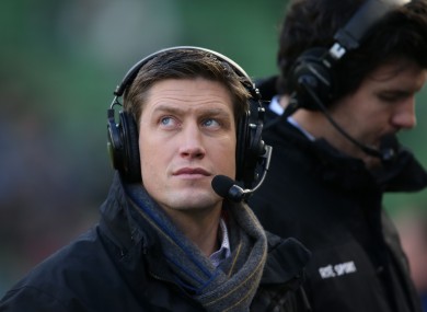 Ronan O'Gara is currently backs coach at Racing Métro.