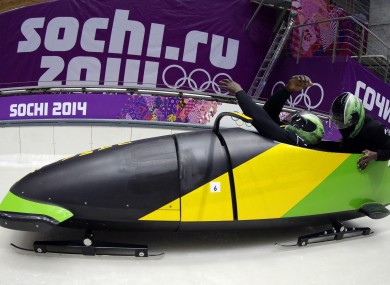 The two-man team from Jamaica JAM-1, piloted by Winston Watts.