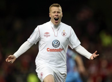 Danny North celebrates (file pic).